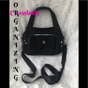 EUC Black Nylon Crossbody w/Tons of organization!